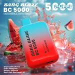 Bang Blaze BC 5000 5K Puff Disposable Vape | Handy Vape Rechargeable with 13mL E-Liquid & 2%/3%/5% Nicotine Salt | 12 Flavors