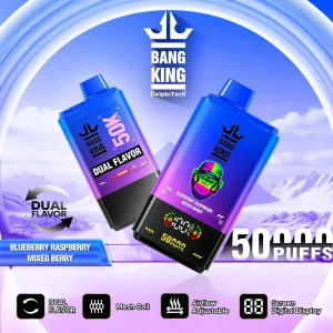 Bang King 50000 50k Puff Dual Flavor 2 in 1 Disposable Vape In EU Warehouse