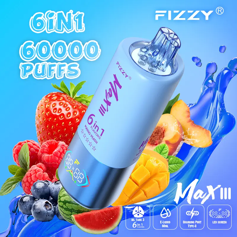 Fizzy Max III 6in1 60000 Puffs Disposable Vape Wholesale - Image 2