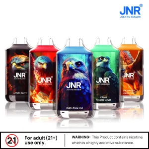 JNR Falcon 16000 16K Puffs Crystal Vape in EU Stock | Popular Vape with 2% Nicotine, 22mL E-Liquid, Dual Charging, Adjustable Airflow