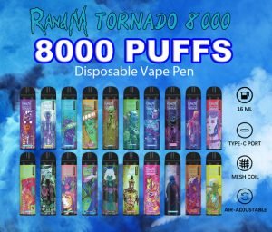 RANDM Tornado 8000 Puffs Disposable Vape Wholesale