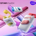 Vozol Star Click 50000 50K Puffs Adjustable Airflow Disposable Vape | Rechargeable Dual Mode Switch Vape with Smart Display & 5% Nicotine