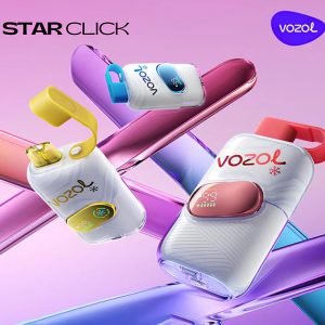 Vozol Star Click 50000 50K Puffs Adjustable Airflow Disposable Vape | Rechargeable Dual Mode Switch Vape with Smart Display & 5% Nicotine