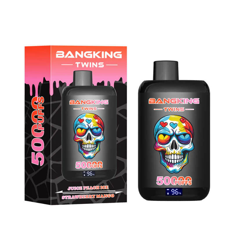 Bang King Twins 50000 Puffs 2 in 1 Vape Wholesale | 50K Puff Dual Flavor Switch Vape with 2%/5% Nicotine, Dark Skull Design | EU Stock - Image 7