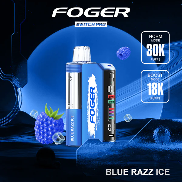 Buy Blue Razz Ice Foger Switch Pro Kit 30K Puffs