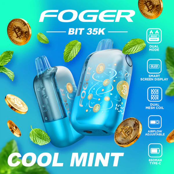 Buy Cool Mint – Foger Bit 35K Puffs USA