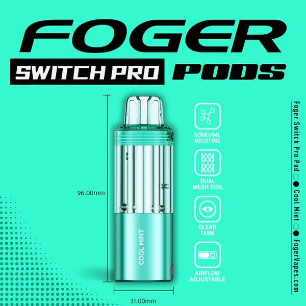 Cool Mint Foger Switch Pro Pod 30K Puffs
