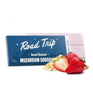 Desert Stardust Magic Mushroom Chocolate Bar – Strawberry Crunch