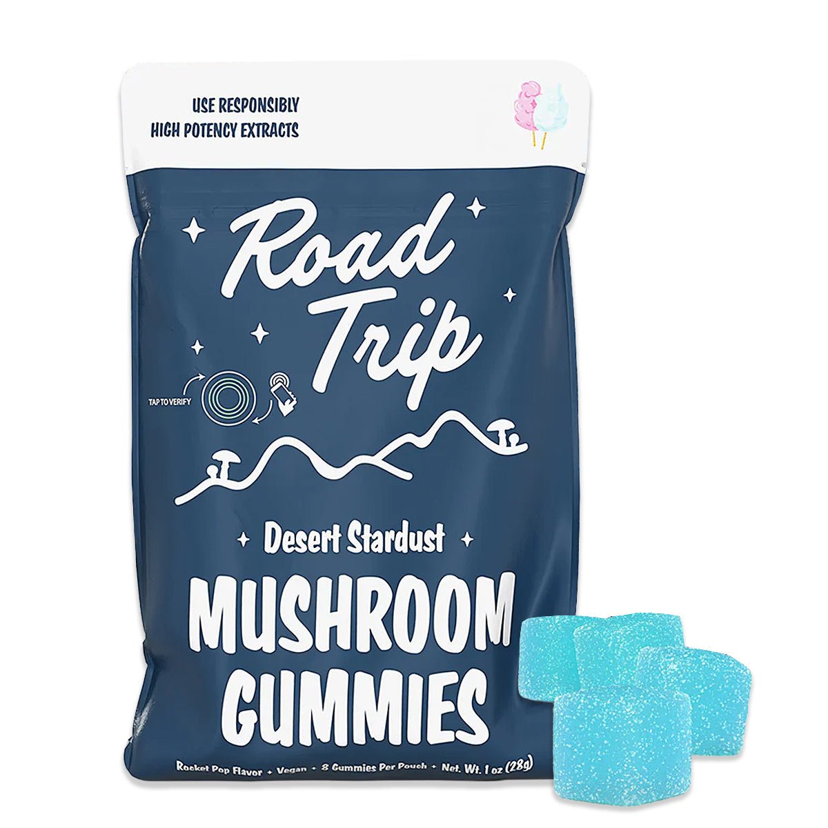 Desert Stardust Mushroom Gummies – Cotton Candy