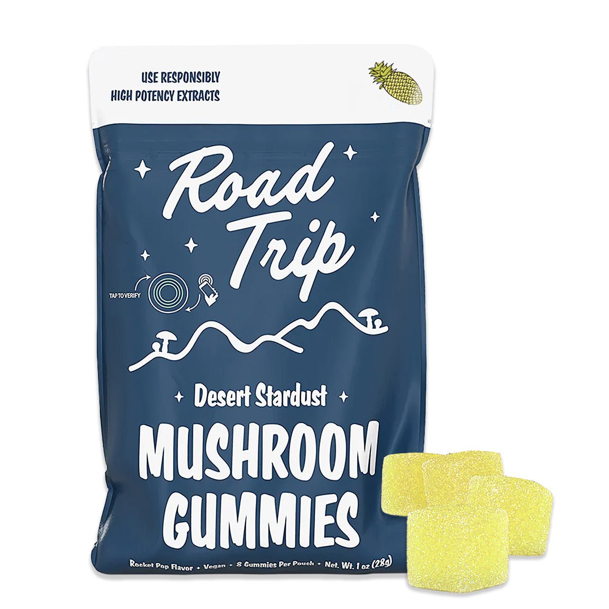 Desert Stardust Mushroom Gummies – Pineapple