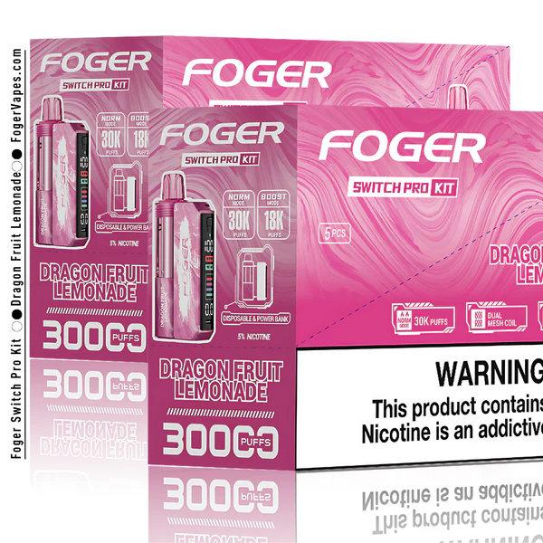 Dragon Fruit Lemonade – Foger Switch Pro Kit | 30K Puffs - Image 2