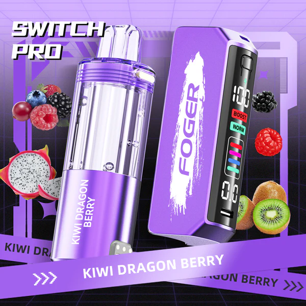 Buy Kiwi Dragon Berry Foger Switch Pro Kit 30K Puffs