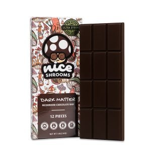 Nice Shrooms Magic Mushroom Chocolate Bar – Dark Matter