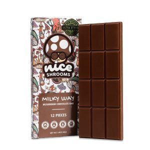 Nice Shrooms Magic Mushroom Chocolate Bar – Milky Way