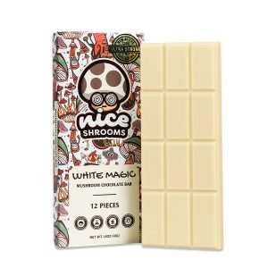 Nice Shrooms Magic Mushroom Chocolate Bar – White Magic