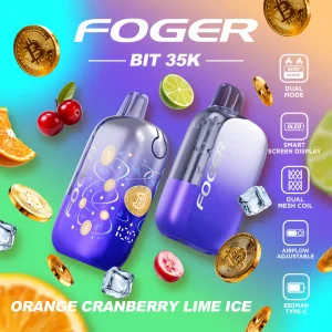 Buy Orange Cranberry Lime Ice – Foger Bit 35K Puffs Online