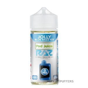 Pod Juice X Raz – Jolly Blue Razz Ice 100mL