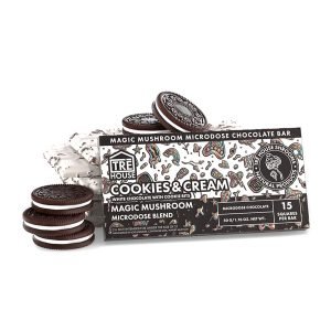 Tre House Magic Mushroom Chocolate Bar – Cookies & Cream