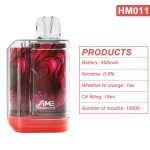 HM011-Box-style Disposable Vape 450 MAh 10000 Puffs