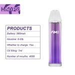 HM026-Cube-style Disposable Vape 580mAh 4000puffs