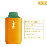 HM009-Portable Disposable Vape 400mAh Customizable