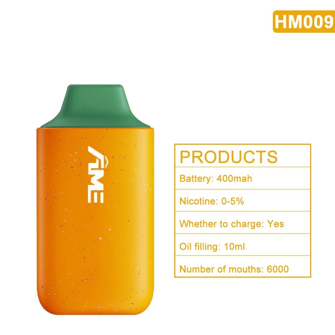 HM009-Portable Disposable Vape 400mAh Customizable