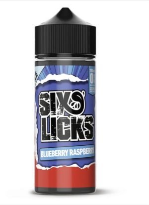 SIX LICKS BLUEBERRY RASPBERRY (BLUEMONIA) E-LIQUID