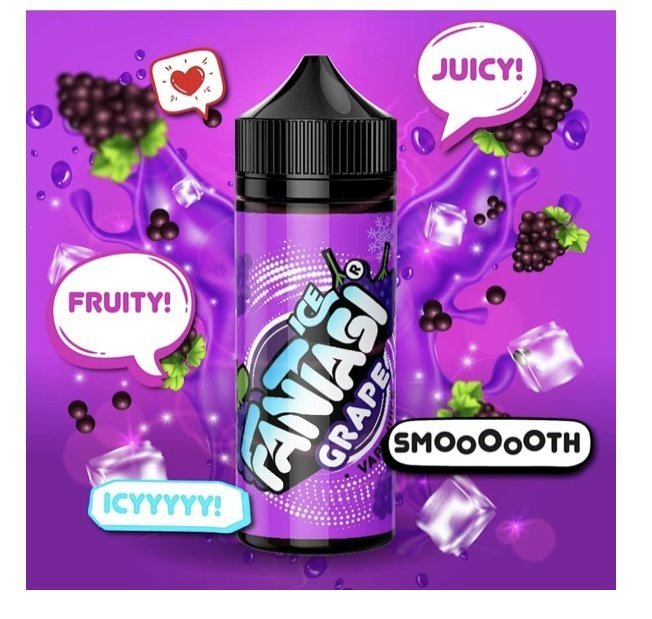 Fantasi Ice E-Liquid(70/30)100ml 0 Nicotine - Image 16