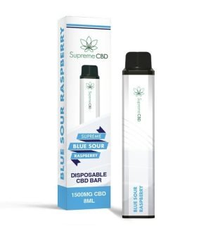 CBD Disposable Vape – Blue Sour Raspberry (1500mg)