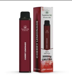 CBD Disposable Vape – Cherry Lemonade (2000mg)