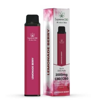 CBD Disposable Vape – Lemonade Berry (2000mg)